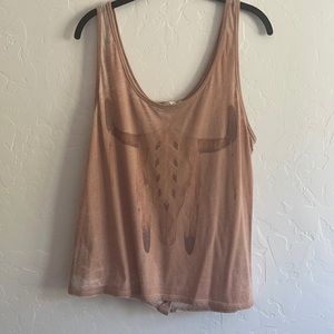 Longhorn Skull Tank